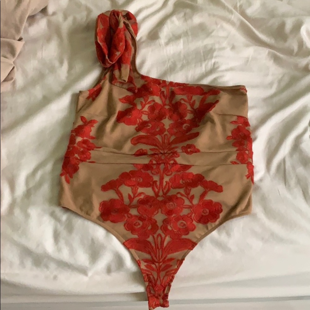 For love and lemons one shoulder Bodysuit